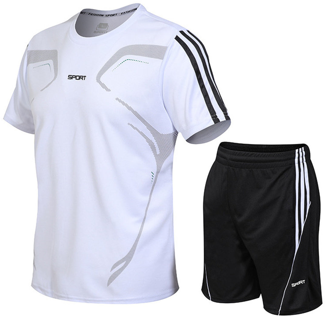 Men's sports set short summer short sleeved T-shirt shorts casual sports set