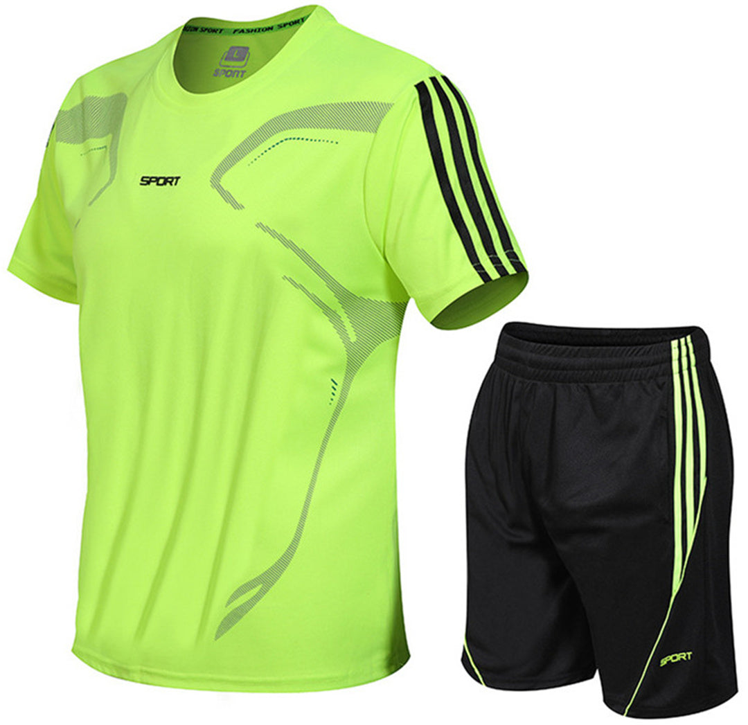 Men's sports set short summer short sleeved T-shirt shorts casual sports set